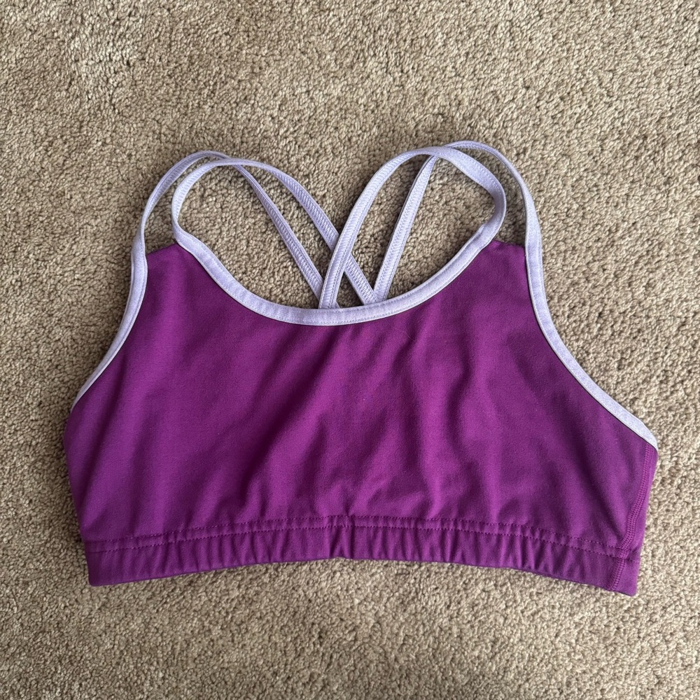 Purple Sports Bra
